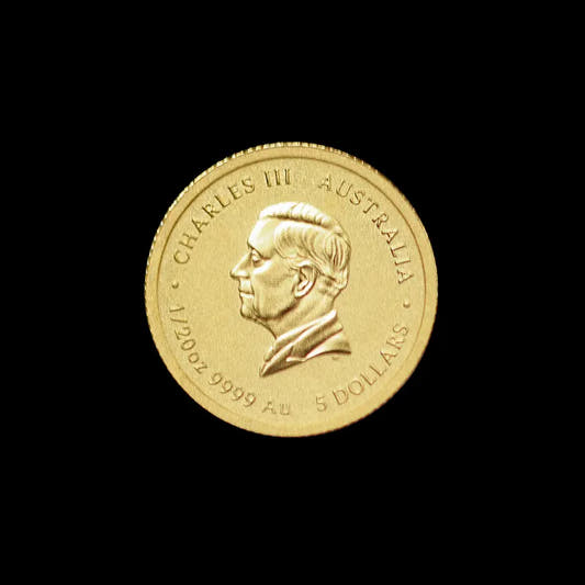 2027 1/20 oz Perth Mint Gold Goat Lunar Series BU Summit Metals Obverse
