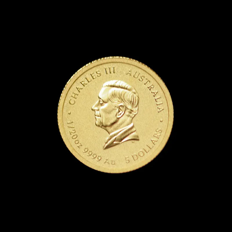 2027 1/20 oz Perth Mint Gold Goat Lunar Series BU Summit Metals Obverse