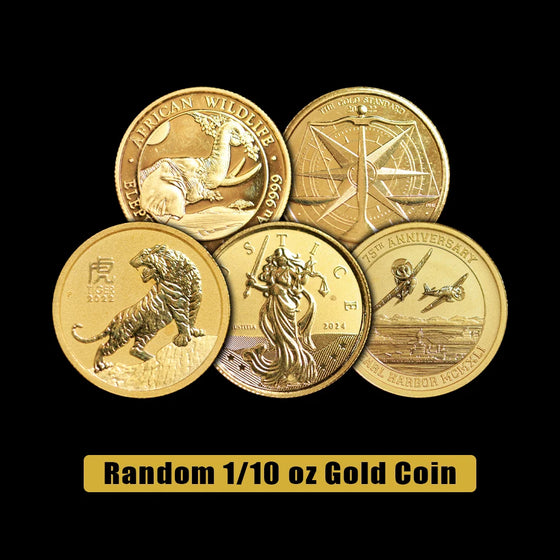 1/10 oz Gold Coin (Random)