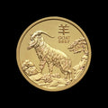 2027 1/2 oz Perth Mint Gold Goat (Lunar Series) BU