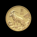 2027 1/2 oz Perth Mint Gold Goat Lunar Series BU Summit Metals