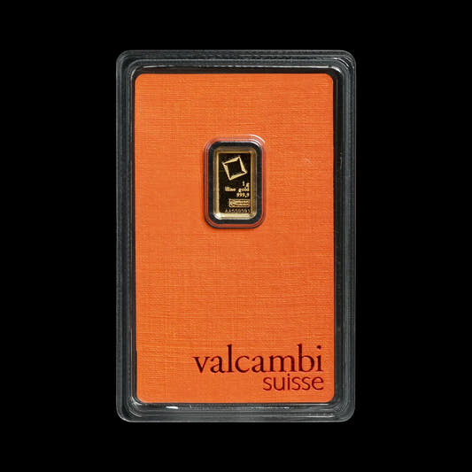 1 Gram Gold Bar Valcambi