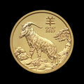 2027 1 oz Perth Mint Gold Goat (Lunar Series) BU