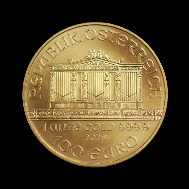2026 1 oz Austrian Gold Philharmonic - Summit Metals