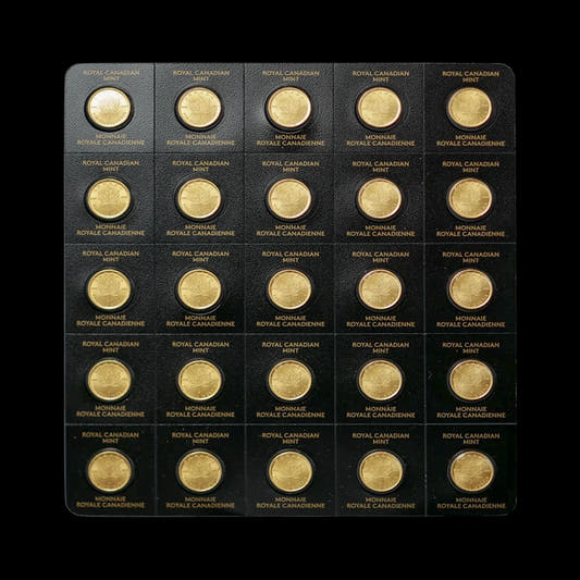 25 Gram Gold Maplegram Royal Canadian Mint Maple Leaf Coins 2026