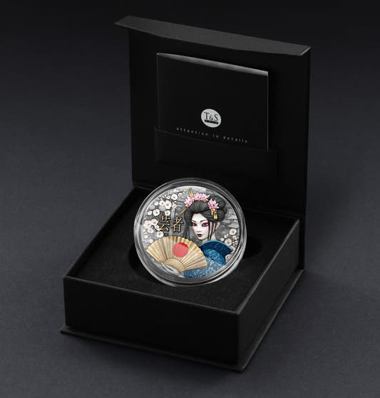 Geisha 2 oz Silver Coin 2025 – T&S Coin (image 8)