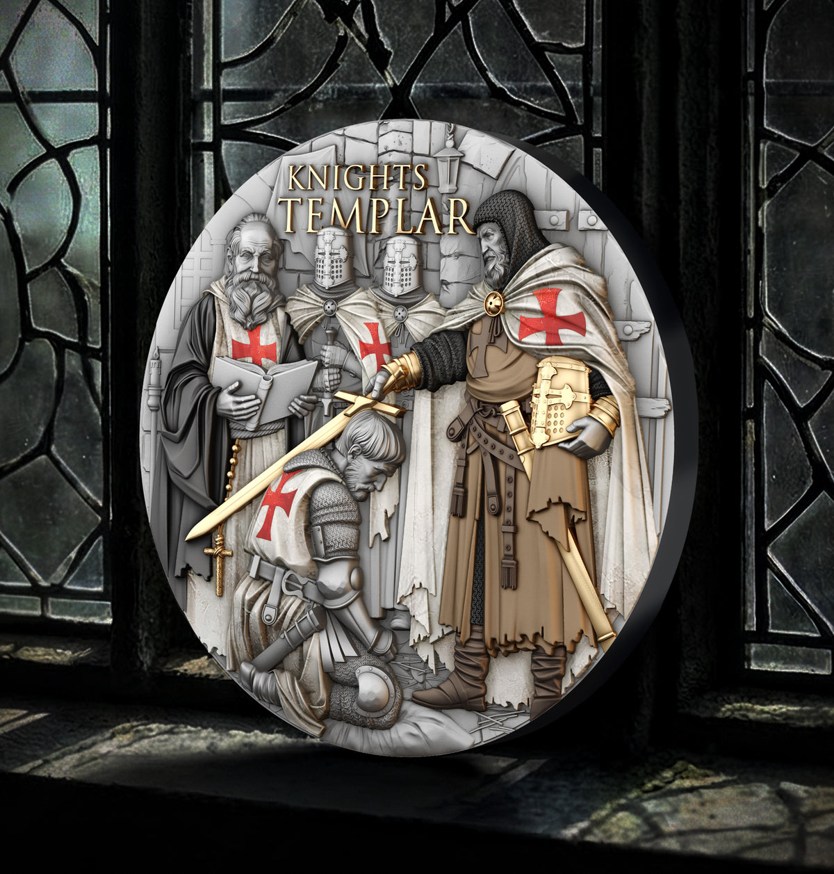 Knights Templar 2 oz Silver Coin 2026 – T&S Coin (image 5)