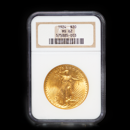 $20 U.S. Gold Saint-Gaudens NGC62