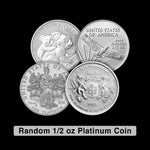 1/2 oz Platinum Coin Various Mint Design