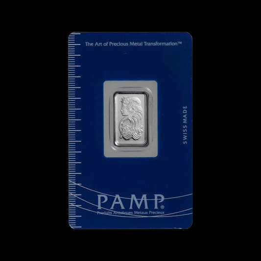 5 gram Platinum Bar PAMP Fortuna