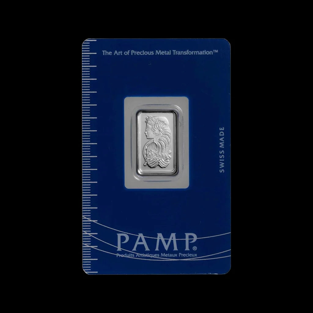 5 gram Platinum Bar PAMP Fortuna