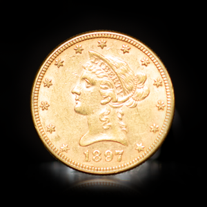 $10 U.S. GOLD LIBERTY AU