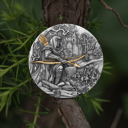 Robin Hood 2 oz Silver Coin 2024 – T&S Coin (image 4)