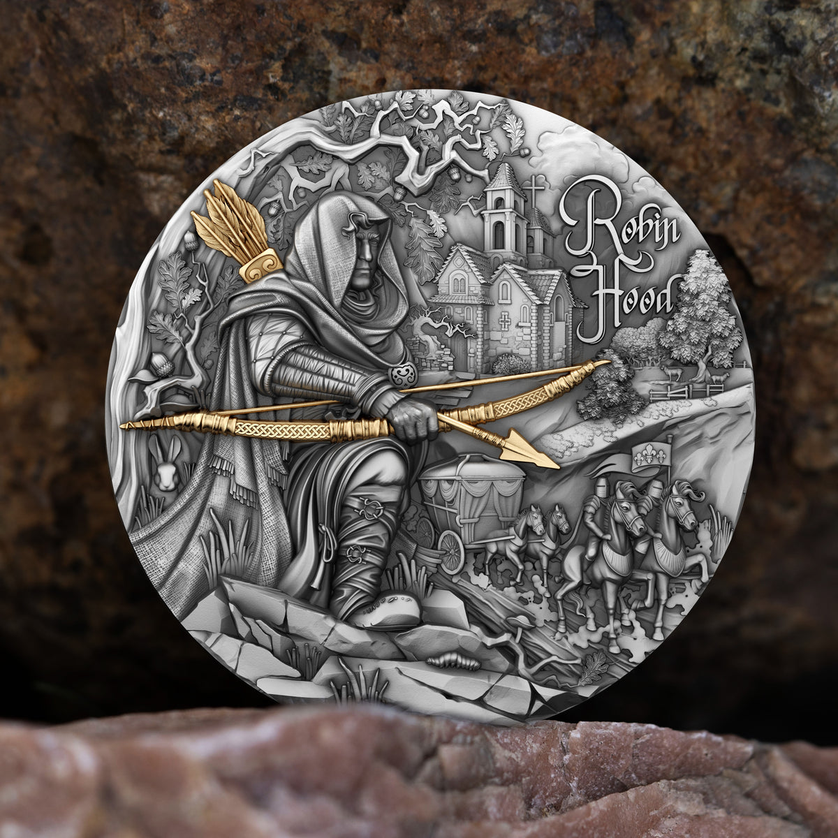 Robin Hood 2 oz Silver Coin 2024 – T&S Coin (image 5)
