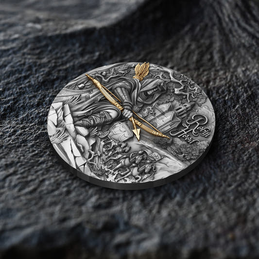 Robin Hood 2 oz Silver Coin 2024 – T&S Coin (image 7)