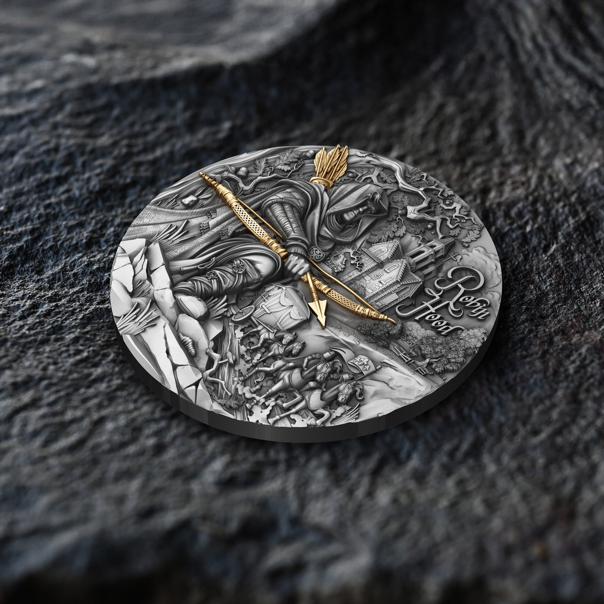 Robin Hood 2 oz Silver Coin 2024 – T&S Coin (image 7)