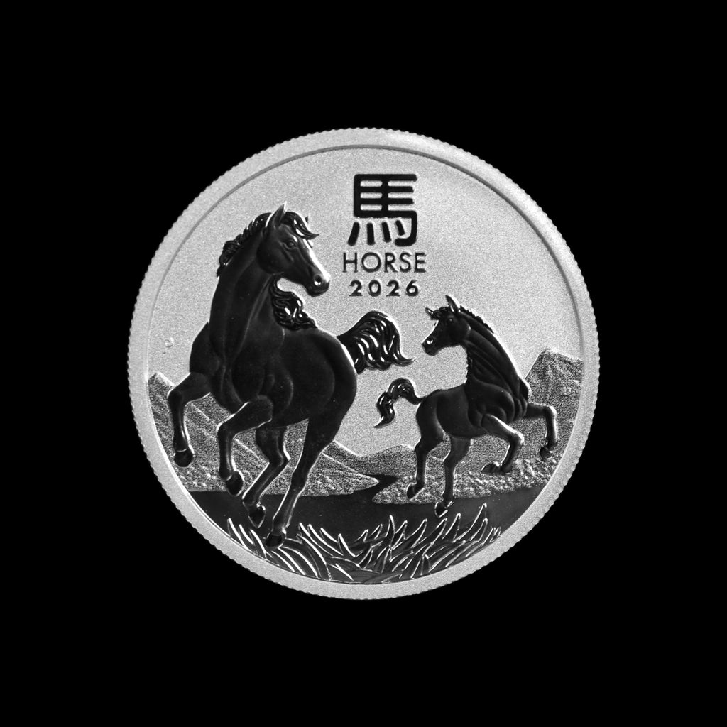 1/2 oz Perth Mint Silver Coin Lunar Series Horse 2026
