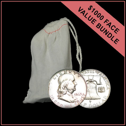 90% Junk Silver Franklin Half Dollars