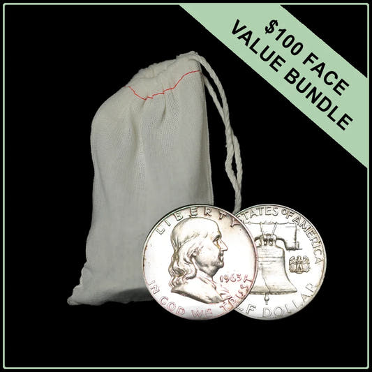 90% Junk Silver Franklin Half Dollars