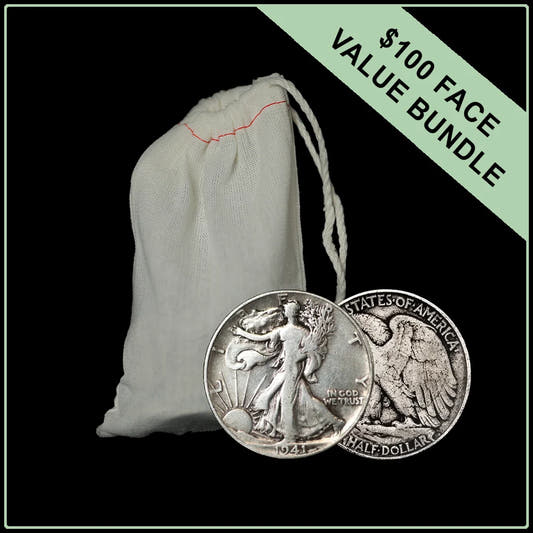 90% junk silver Walking Liberty Half Dollar