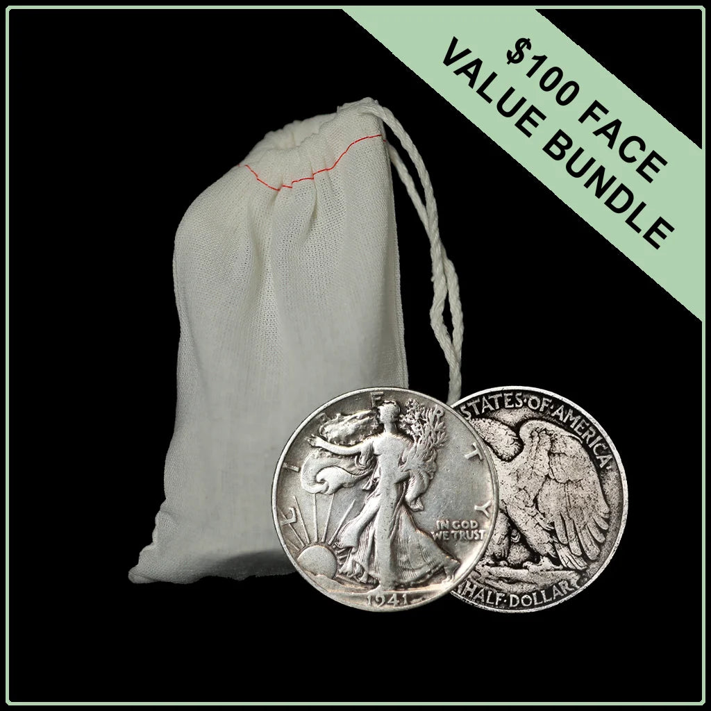 90% junk silver Walking Liberty Half Dollar