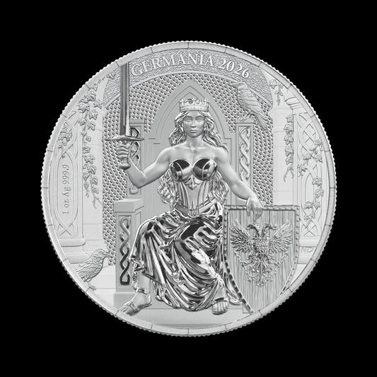 Germania Mint 1 oz Germania Silver BU 2026 Queen on the Throne