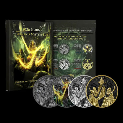 Germania Mint Mystery Box Norns Series 1 oz Silver BU Sealed Rare