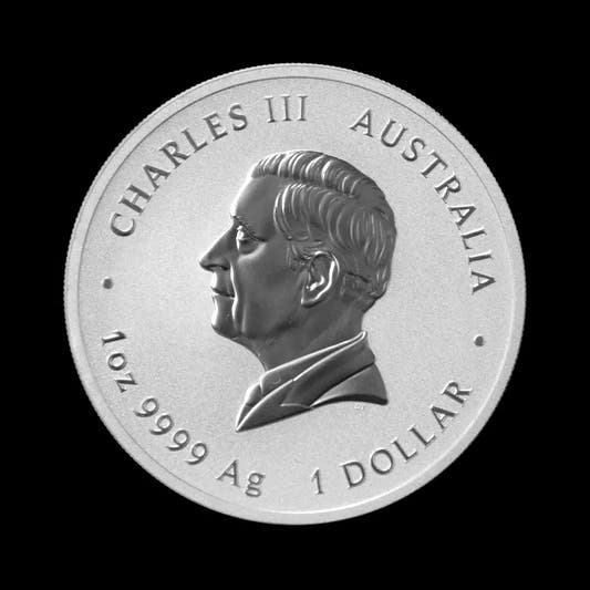 2027 1 oz Perth Mint Silver Goat Lunar Series BU Summit Metals Obverse