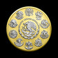 1 oz Silver Libertad - Yellow Gold & White Rhodium Ennobled - BU 2024