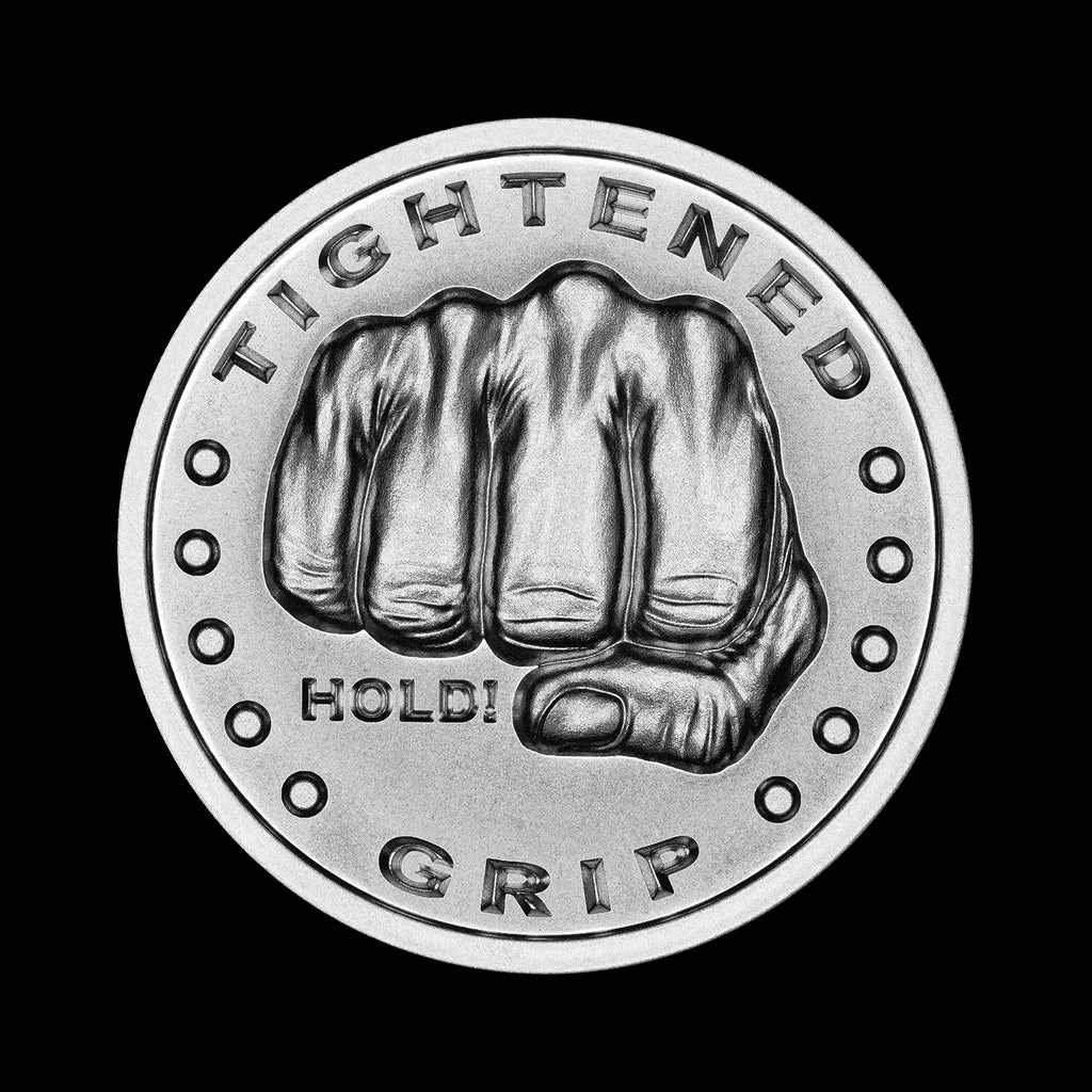 Salivate Metal 1 oz Silver Round Diamond Fist