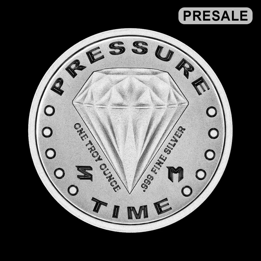 Salivate Metal 1 oz Silver Round Diamond Fist