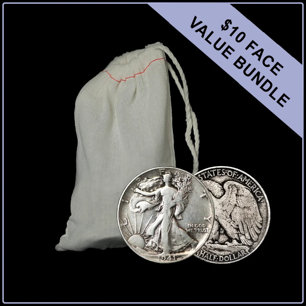 90% junk silver Walking Liberty Half Dollar