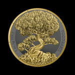 Germania Mint Yggdrasil 1 oz Silver Coin Gold Leaf Ennobled