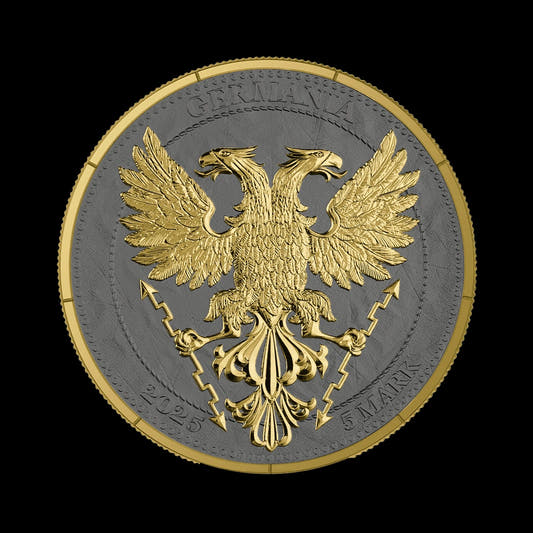 Germania Mint Yggdrasil 1 oz Silver Coin Gold Leaf Ennobled