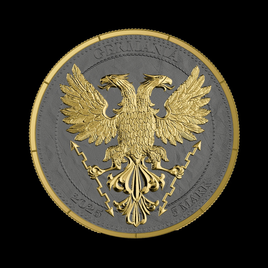 Germania Mint Yggdrasil 1 oz Silver Coin Gold Leaf Ennobled