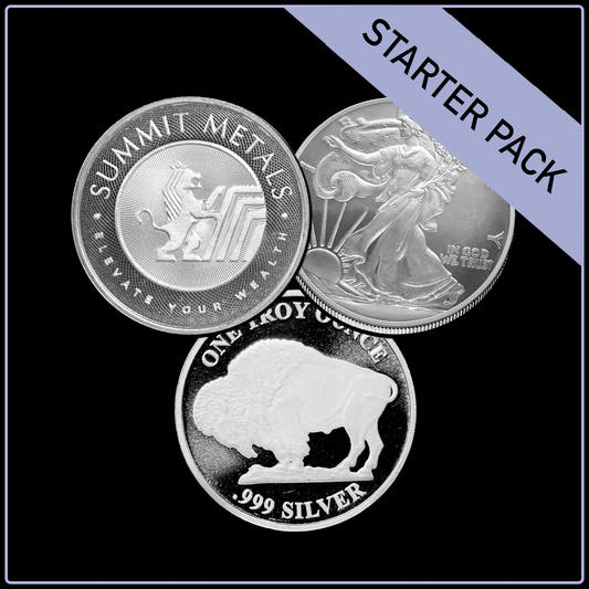 3 oz Silver Round Starter Pack at Spot Low Premium