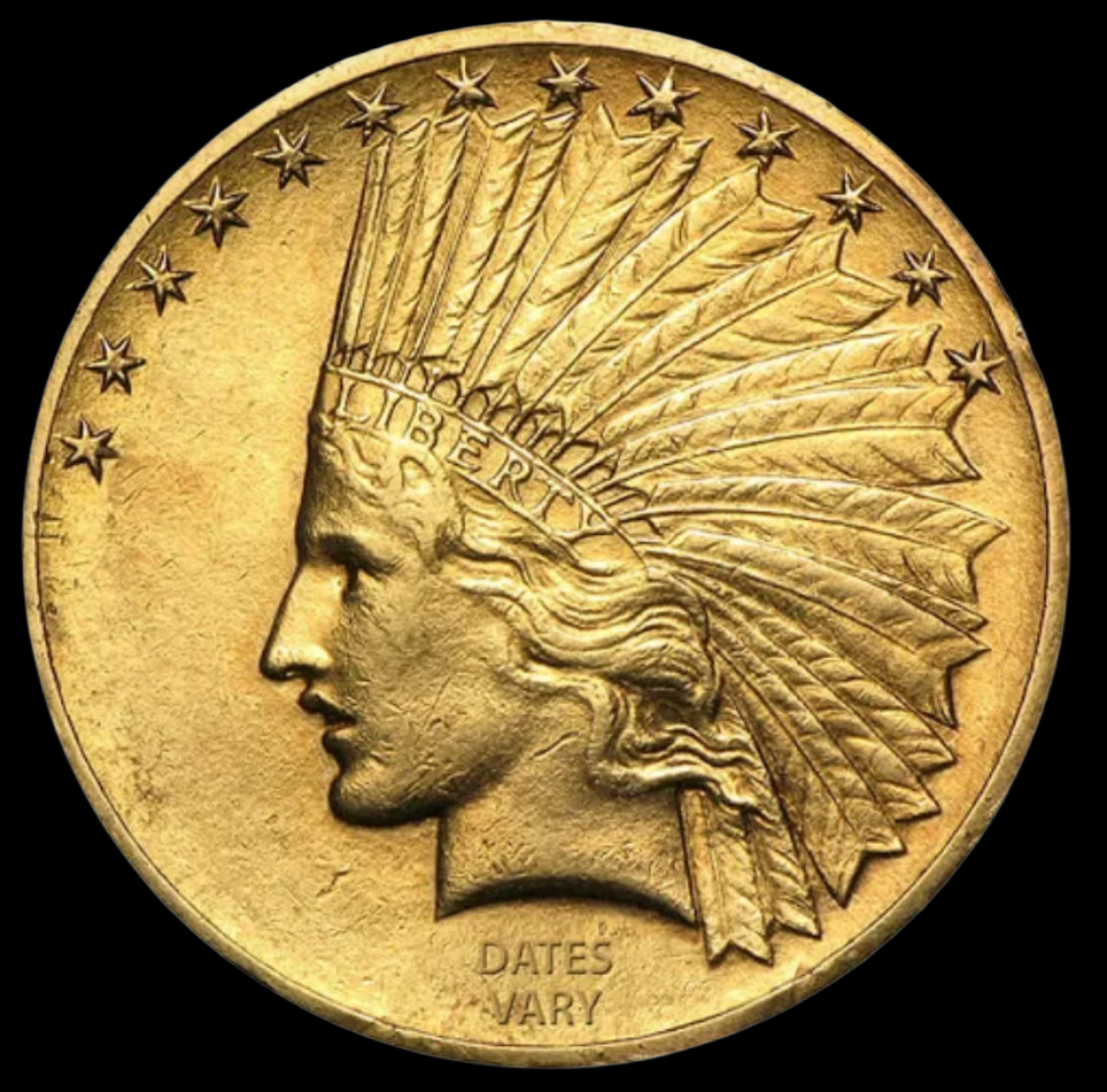 $10 U.S. Gold Indian XF