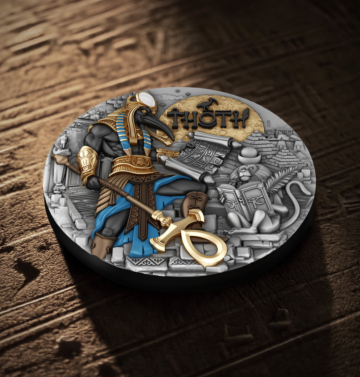 Thoth 2 oz Silver Coin 2025 – T&S Coin (image 6)