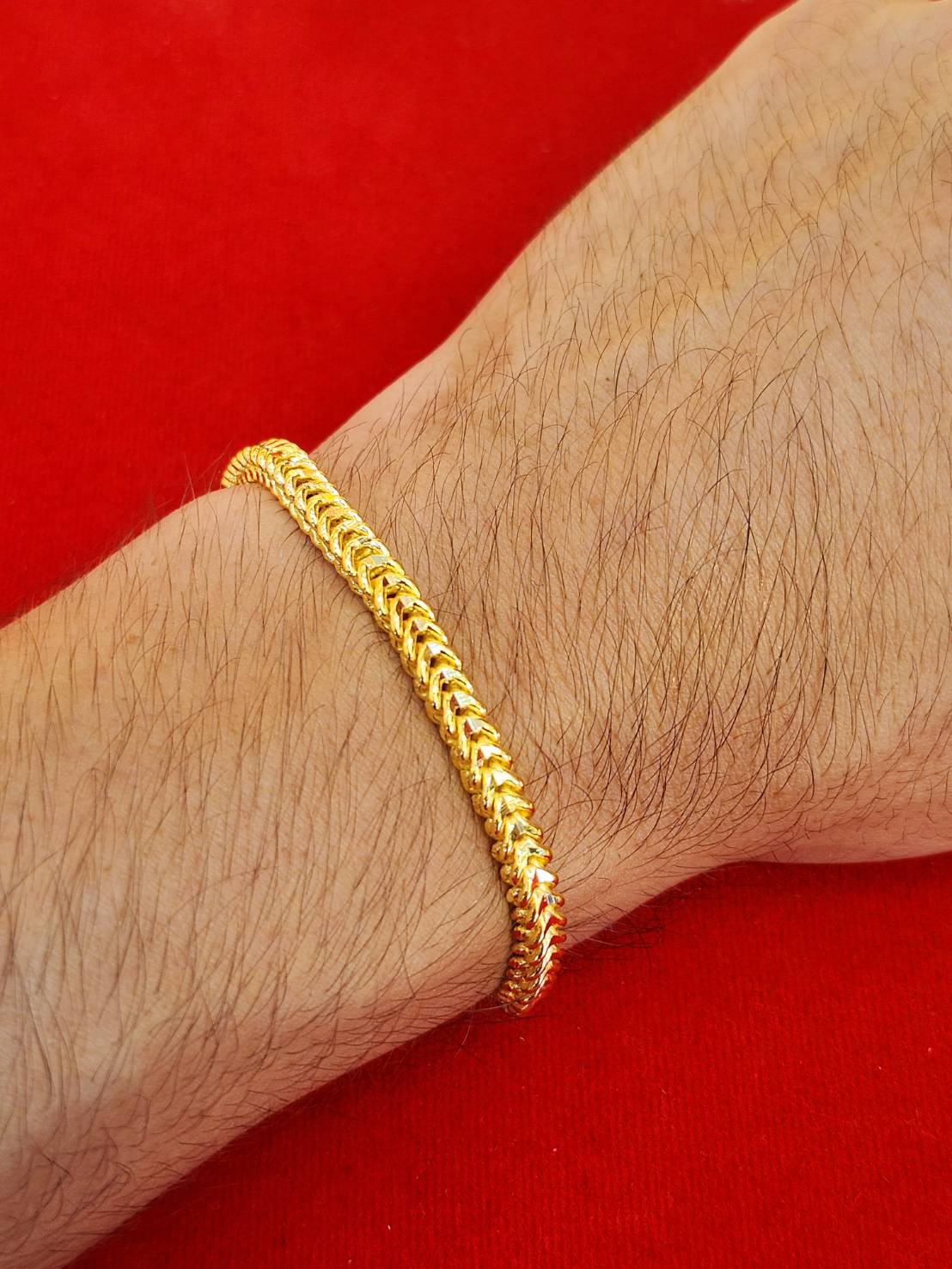 Franco Bracelet 24k Solid Gold