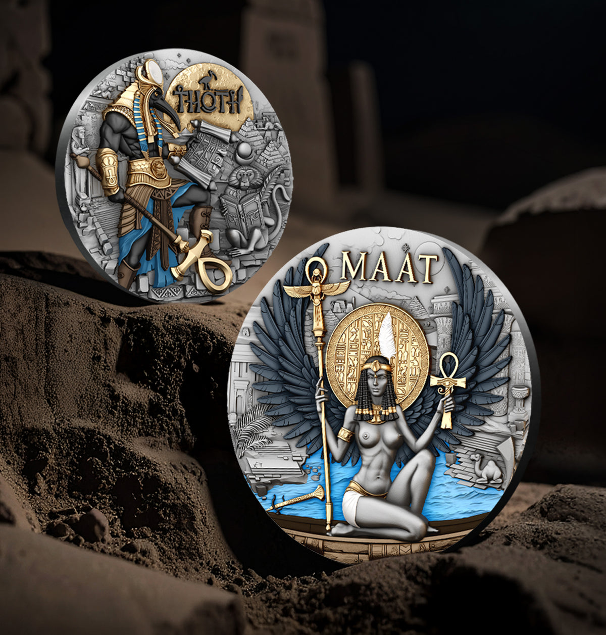 Thoth 2 oz Silver Coin 2025 – T&S Coin (image 9)