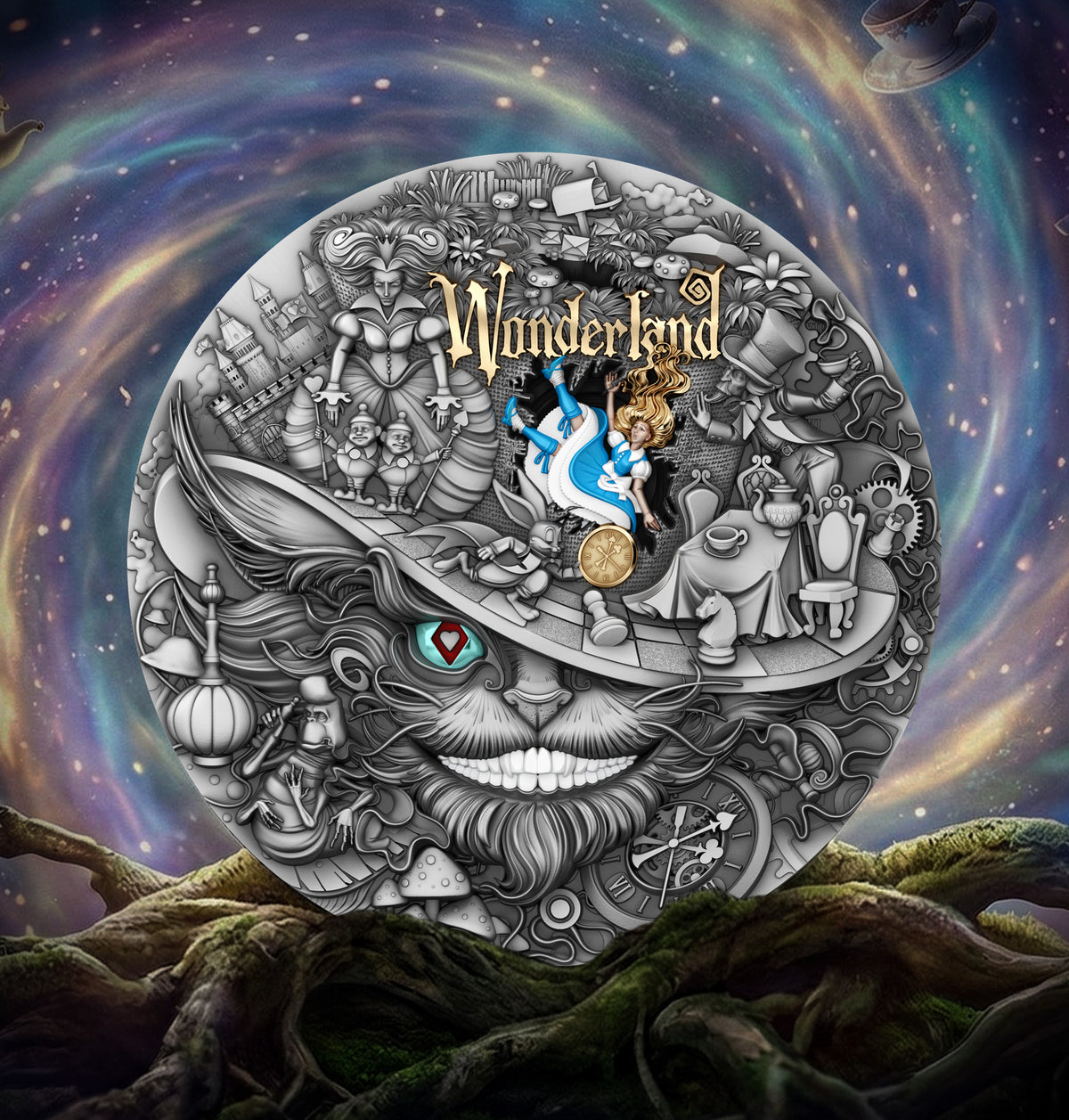 Wonderland 2 oz Silver Coin 2026 – T&S Coin (image 3)