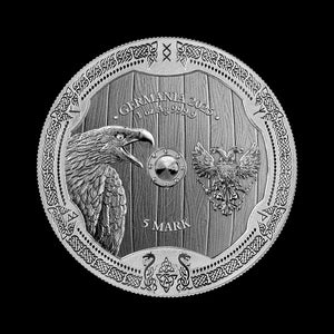 2025 Valkyries: Arnhild 1 oz Silver Coin Germania Mint Backside