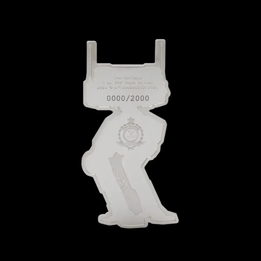 Star Wars Droid BD72 Collectible Silver Coin Reverse