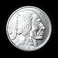 1 oz Silver Round Buffalo BU