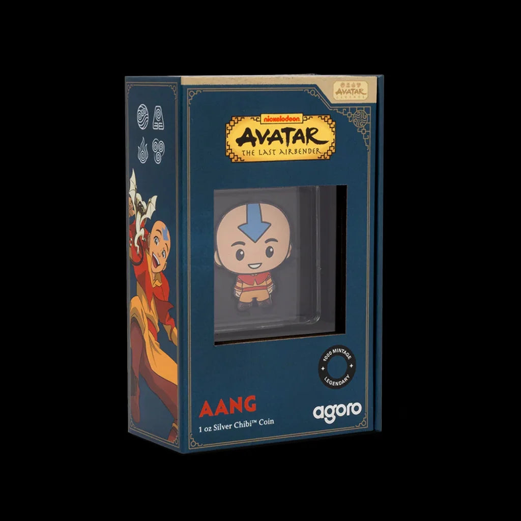 Avatar The Last Airbender 1 oz Silver Collectible Coin Chibi Aang