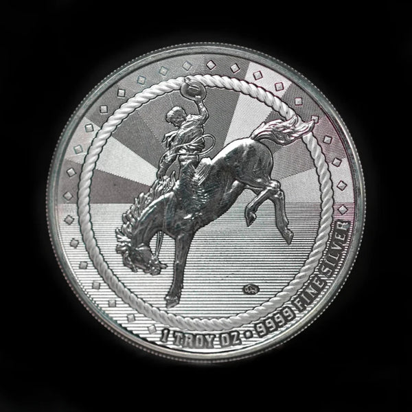 1 oz Silver Round – Cowboy Buffalo Privy, Scottsdale | Summit Metals