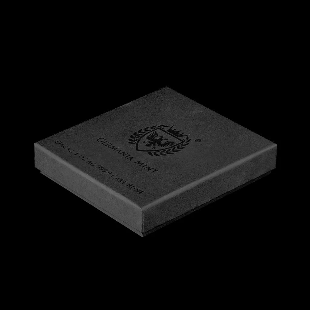 Germania Mint 1 oz Cast Silver Bar Rune Series - DAGAZ – Summit Metals Germania Mint 1 oz Cast Silver Bar Rune Series - DAGAZ – Summit Metals