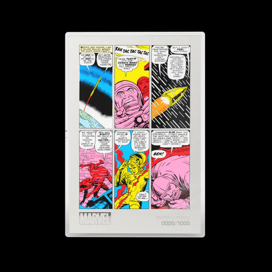 Fantastic Four 1 oz Silver Collectible Foil Comic Book Page