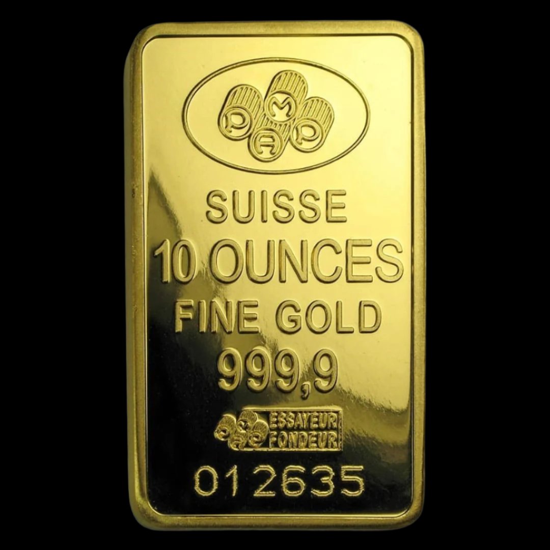 10 Ounces Gold Bar