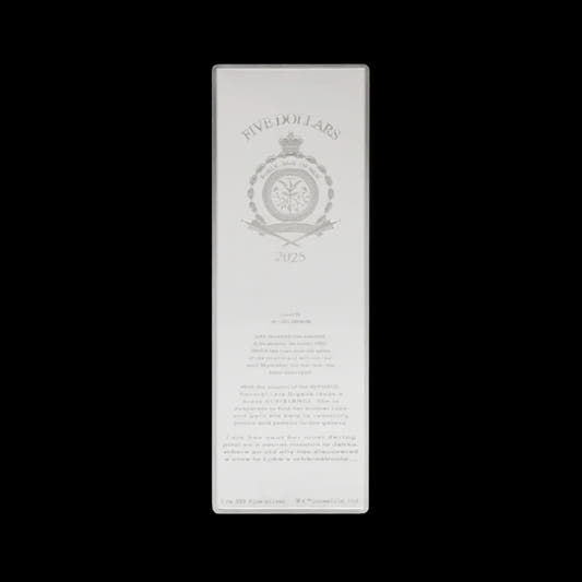 Star Wars The Force Awakens Movie Poster Collectible Silver Coin Reverse